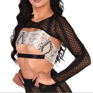 Fishnet Ultra Crop Top